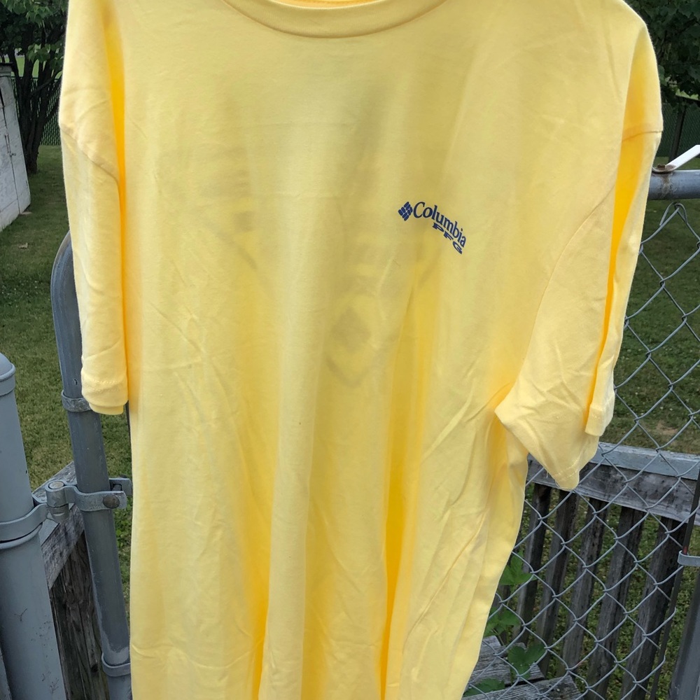 Yellow Columbia Pfg shirt